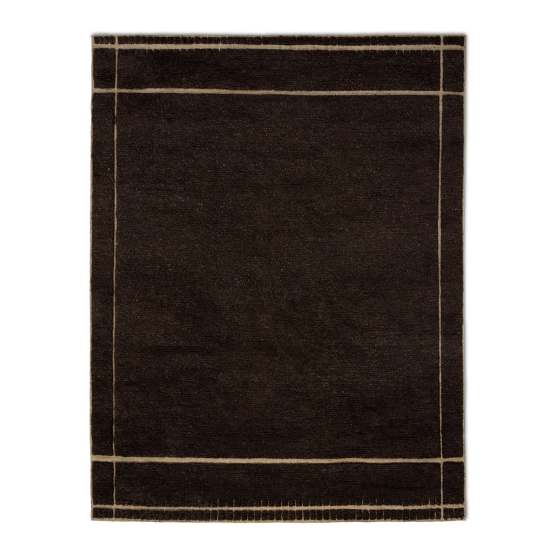 Tillman Hand-Knotted Rug-Tillman Espresso-10'x14', Rectangle 9' x 12', Tillman Espresso