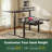 Electric Standing Desk With Height Adjustment, Standing Desk With Built-in Power Outlets, Home Office Desk With Reversible Structure, Computer Desk With Monitor Shelf, Writing Desk With Under-desk Keyboard Tray-1333592240-1333592255