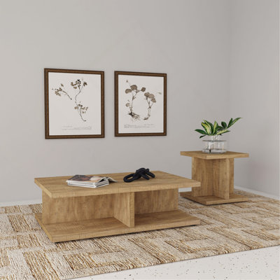 Table basse, ensemble 2 pièces Mango