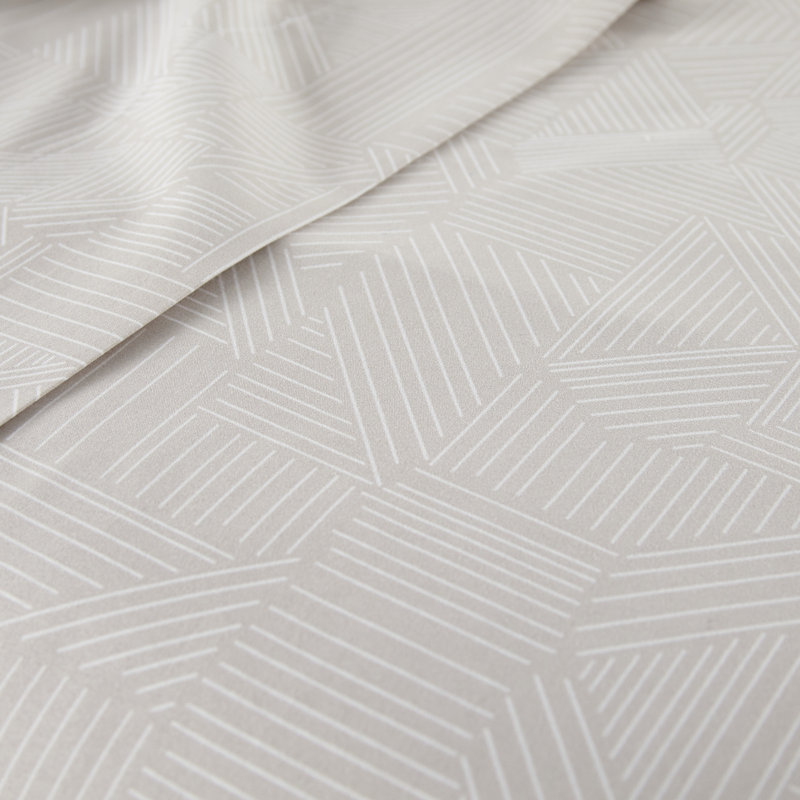 Ensemble de draps en microfibre Vilano Choice, Ensemble de draps pour grand lit + drap-housse + 2, Taupe