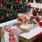 Red And Black Check Plaid Snowman Snowflake Merry Christmas Table Runner, 13 X 72 Inch Kitchen Dining Table Decoration For Indoor Outdoor Home Party Décor