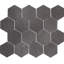 Hex 3" x 3" Basalt Honeycomb Mosaic Wall & Floor Tile