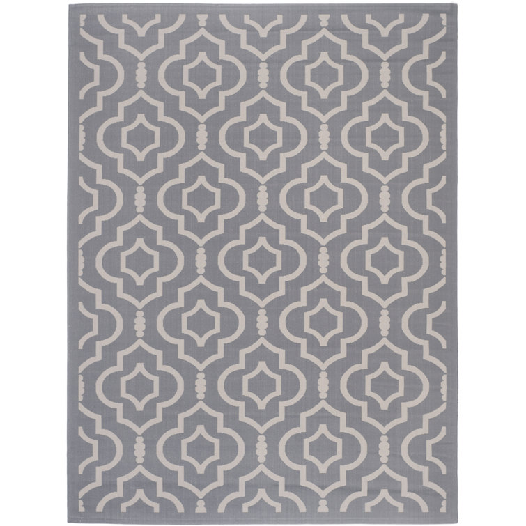 Manfredi Geometric Indoor / Outdoor Area Rug
