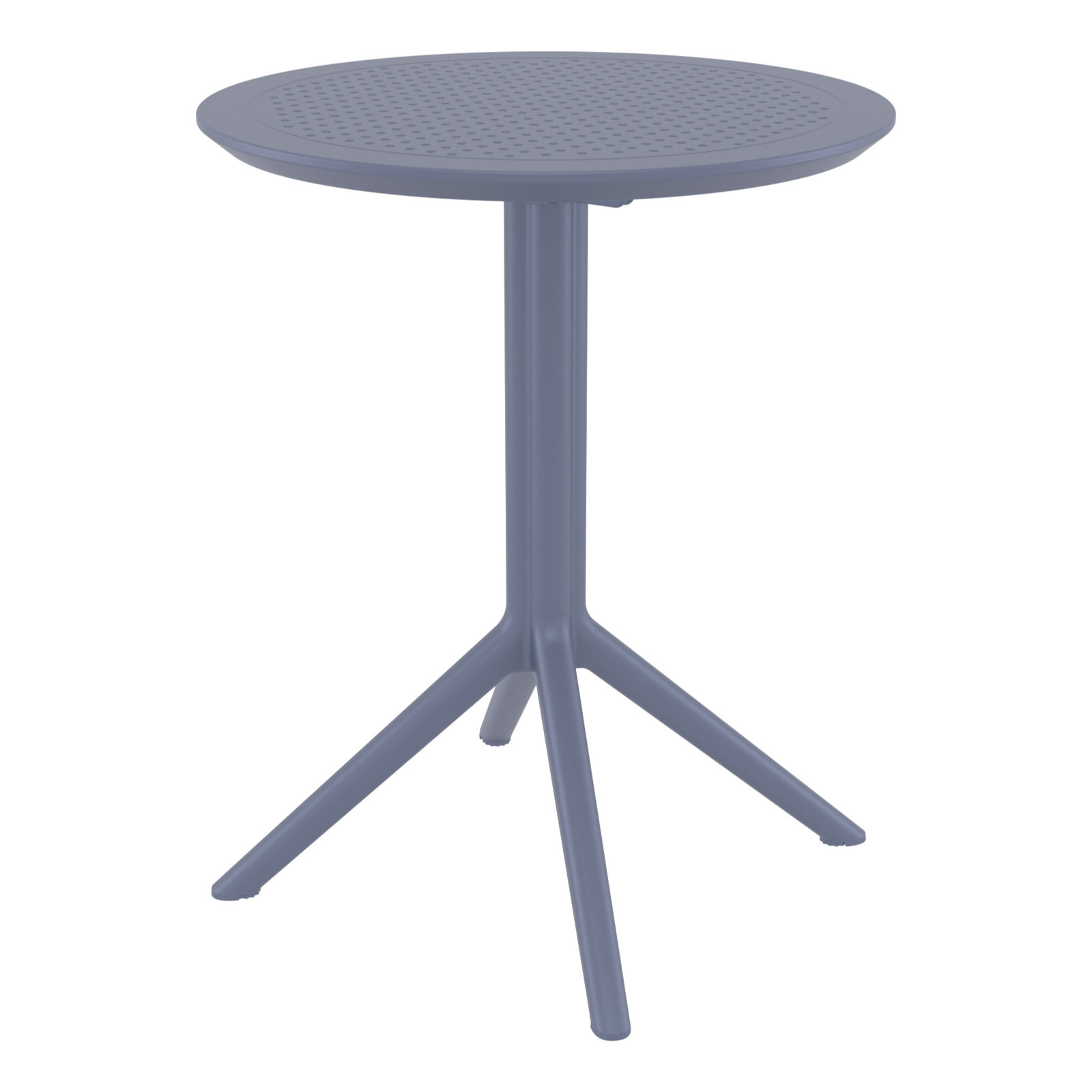 Farrah 24'' Round 2-Person Bistro Set, Dark Gray