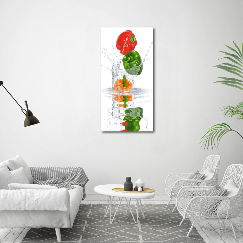 Peppers - Wrapped Canvas Print