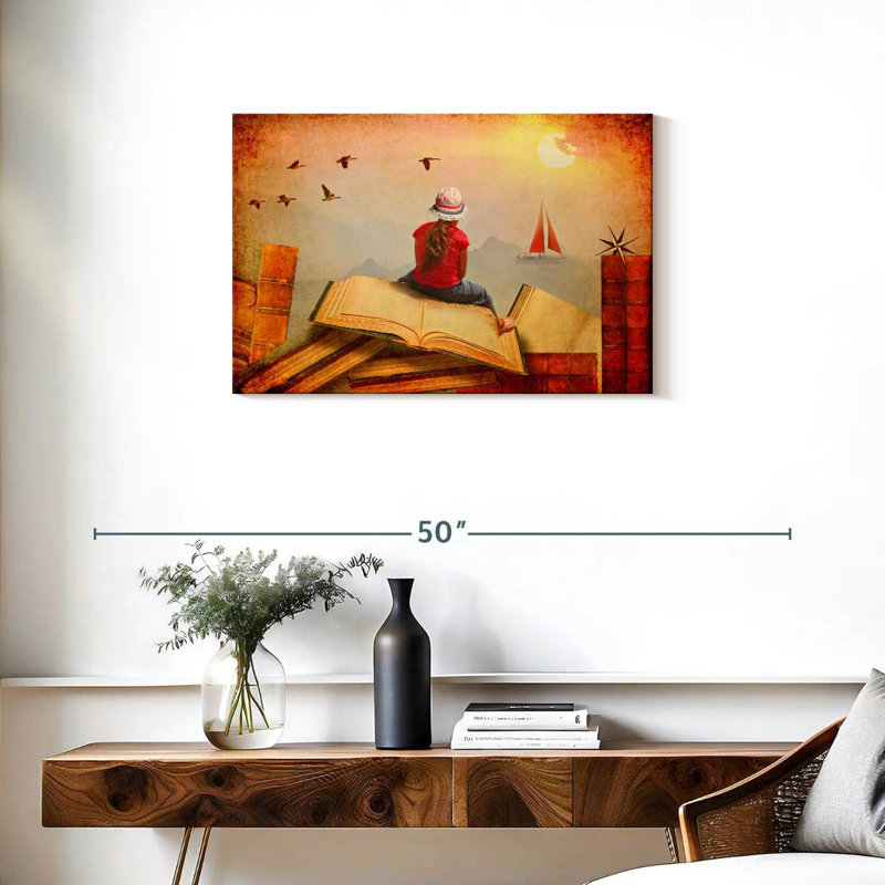 Kelan Reading And Reality, 20" H x 30" W