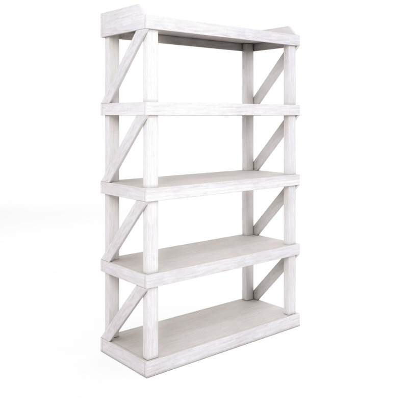 Merriman Solid Wood Etagere Bookcase