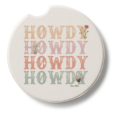 Dessous-de-verre de voiture Cowboy Howdy