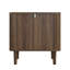 57cm Wide Bedside Table Wood Nightstand 2-drawers-138409957