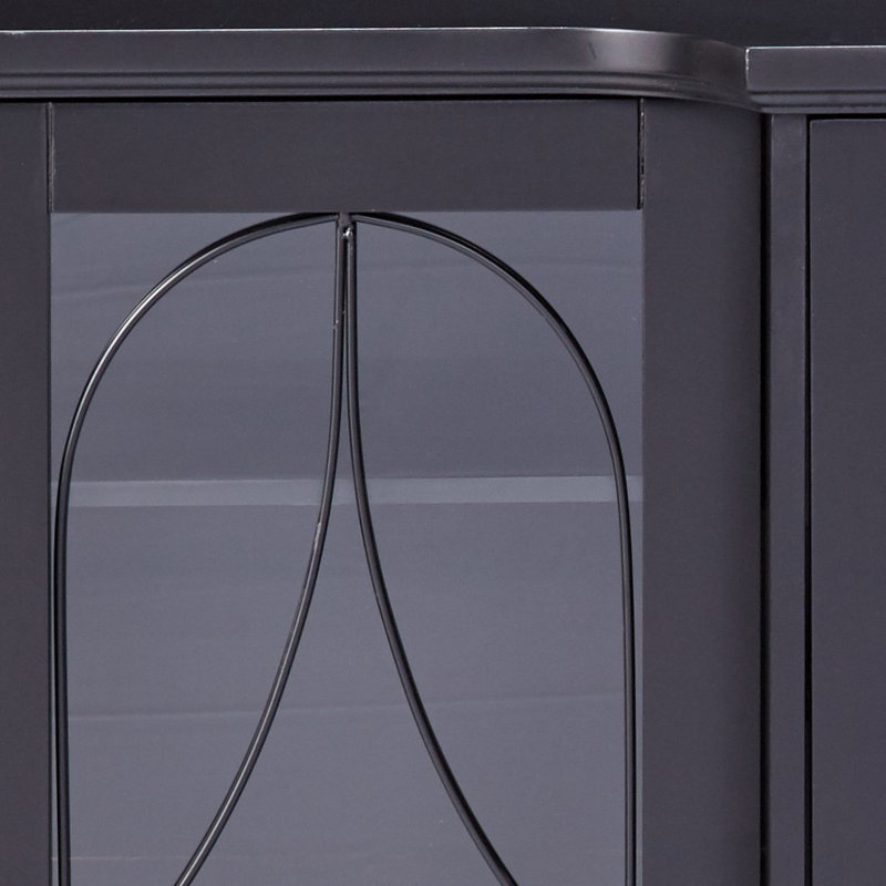 Console buffet en bois rustique avec rangement