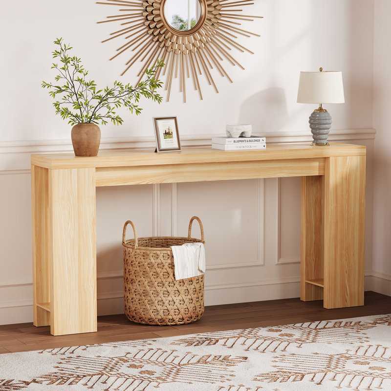 Canapé-lit rustique 70,9 po Rustic Farmhouse, Beige