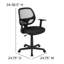 Flash Fundamentals Mid-Back Mesh Swivel Ergonomic Task Office Chair with Arms-1733141225