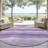 Machine Washable Indoor/Outdoor Lanphear ACN2397 Stripes Rug-262735759