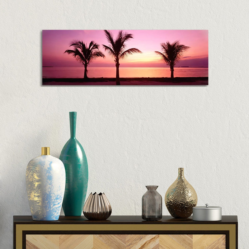Miami Beach, Florida, USA - Wrapped Canvas Panoramic Print, 30.48 cm H x 91.44 cm W x 1.91 cm D