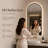 Large LED Bathroom Vanity Mirror Dimmable Anti Fog Black Framed Wall Mounted Mirror-1848658315