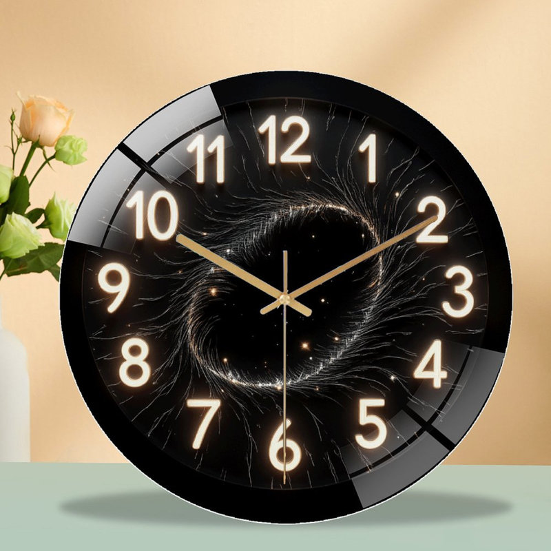 Horloge murale Starry Black Hole