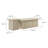 Render Nesting Faux Travertine Coffee Tables Set Of 2 In Travertine