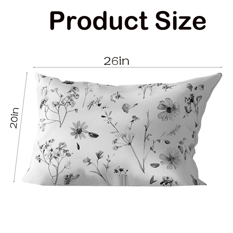 Coussin floral aquarelle doux style jardin