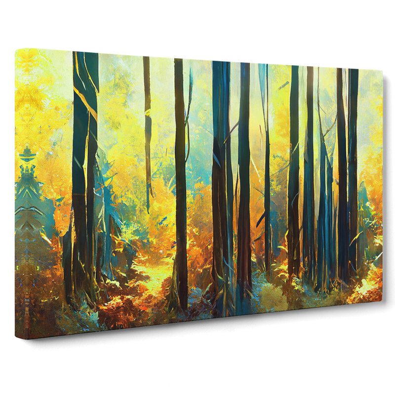 Forest In Abstract Vol.3 - Wrapped Canvas