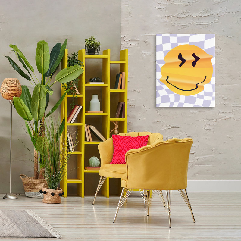 «Wavy Checkered Smile» par Reinders, H 30 po x l 24 po