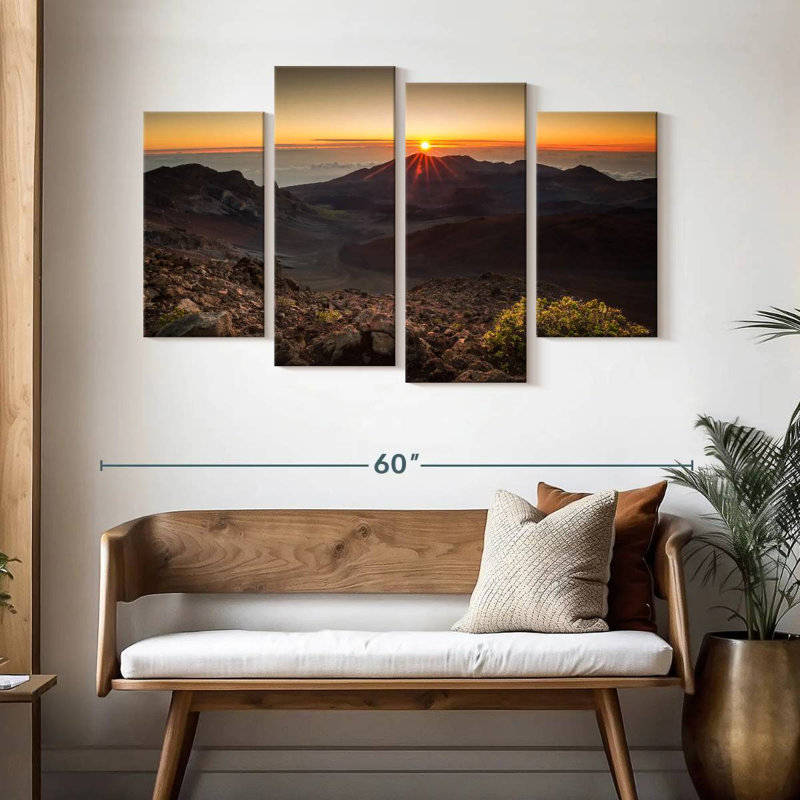 Alvord Haleakala Sunset Rays, H 32 po x l 52 po