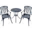 Sunny Retreat- Yellow Cast Aluminium Bistro Set-95421698