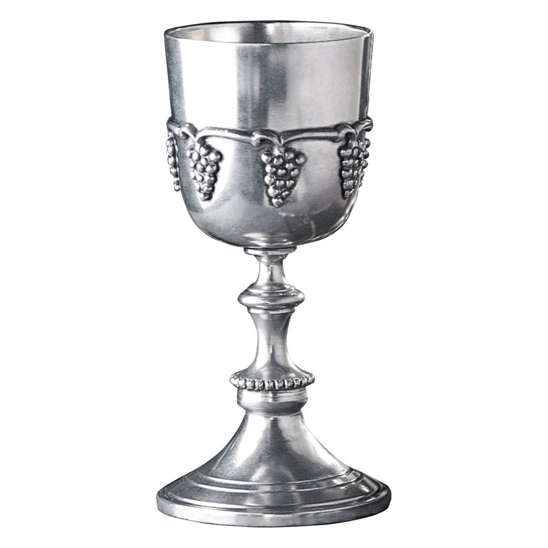 Italian Grape Harvest Goblet Handmade Goblet