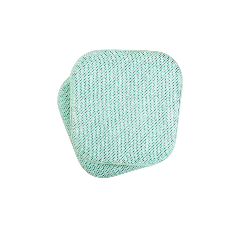 Outdoor 1.5'' Dining Chair Chair Pad, Aqua