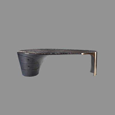 Minimalist Luxury Marble Office Desk