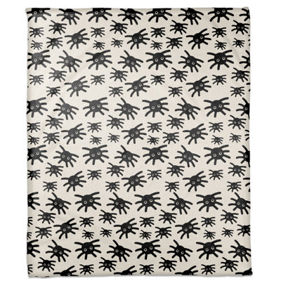 Spider Web Pattern Throw