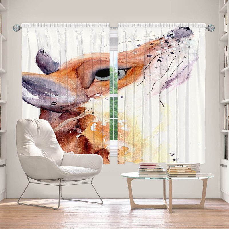 Rideau simple obscurcissant avec passe-tringle Delaughter, L 40 po x L 52 po