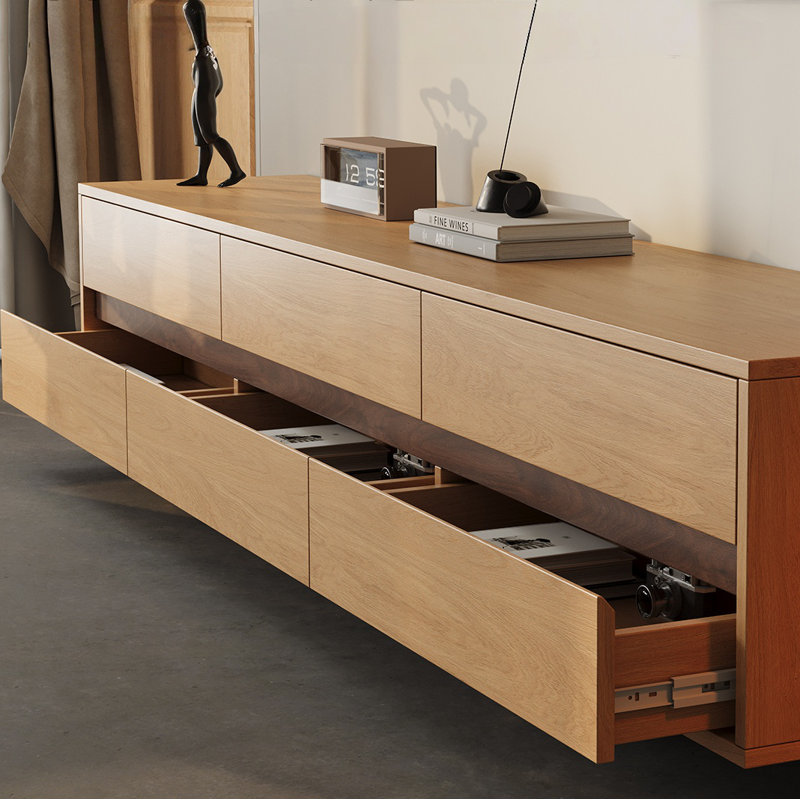 Simple Solid Wood TV Stand