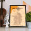 Salt Lake City Map 1 Piece Wall Art-1400433163