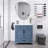 30 In. Freestanding Single Bathroom Vanity With Ceramic Sink-524675850
