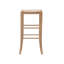 Tabouret de bar et de comptoir avec siège en rotin Halvorson-1156844813-1156844812
