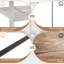 Chaise de patio avec coussins Welbert