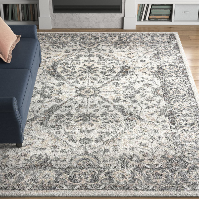 Tapis oriental argenté 5X7 Iser