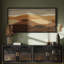 Impression sur toile encadrée, très grand, brun, doré, superposé, désert, paysage moderne-2119880983-2119881000