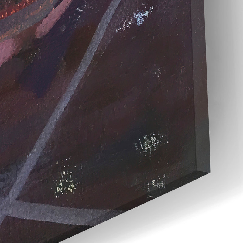 «Terrace View» par Page Pearson Railsback, art mural en verre acrylique, H 24 po x l 16 po x P 0,2 po