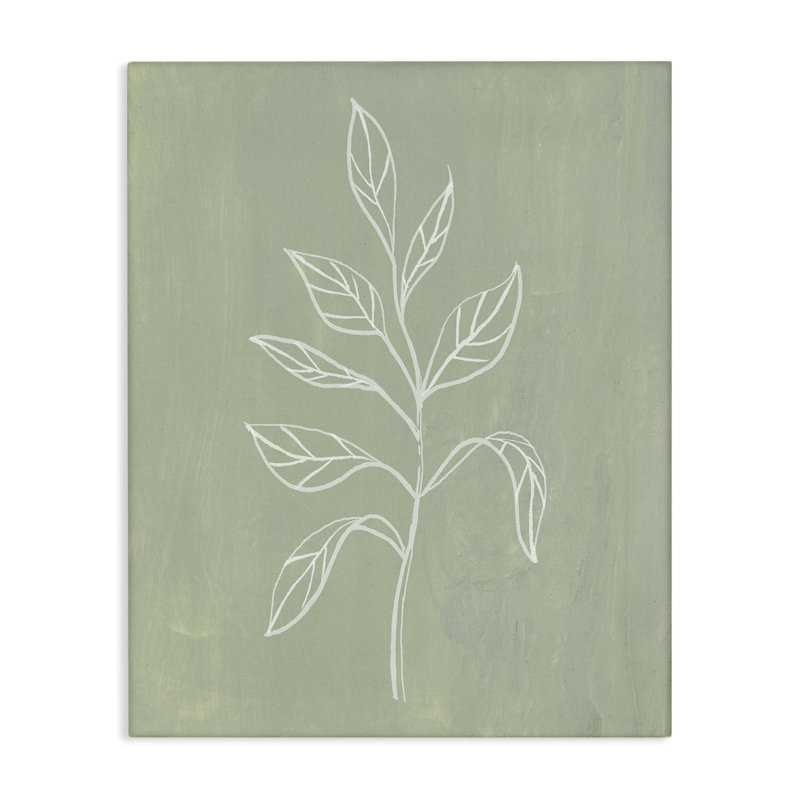 Art mural sur toile "Drooper Plant Leaves" par Patricia Pinto, H 40 po x l 30 po