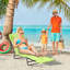 Chaise longue d'extérieur, chaise pliante réglable et, pour la plage, chaise de plage pliable, dossier, bain de soleil, piscine,