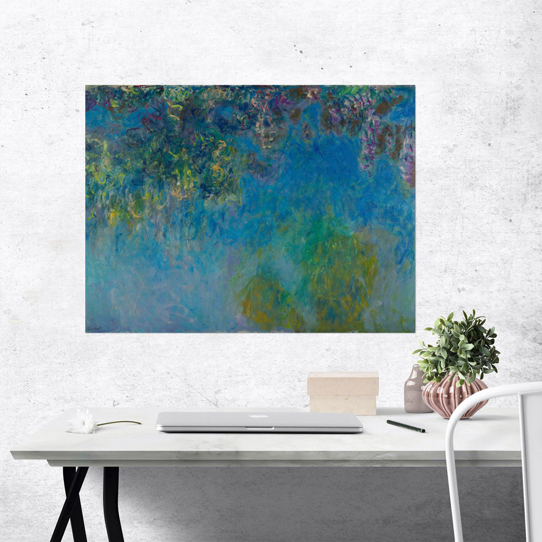 Wandbild Wisteria von Claude Monet