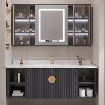 Light luxury simple bathroom cabinet