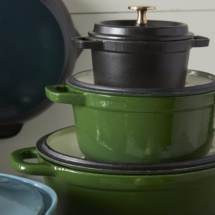 5-Piece Enameled Cast Iron Cookware Set