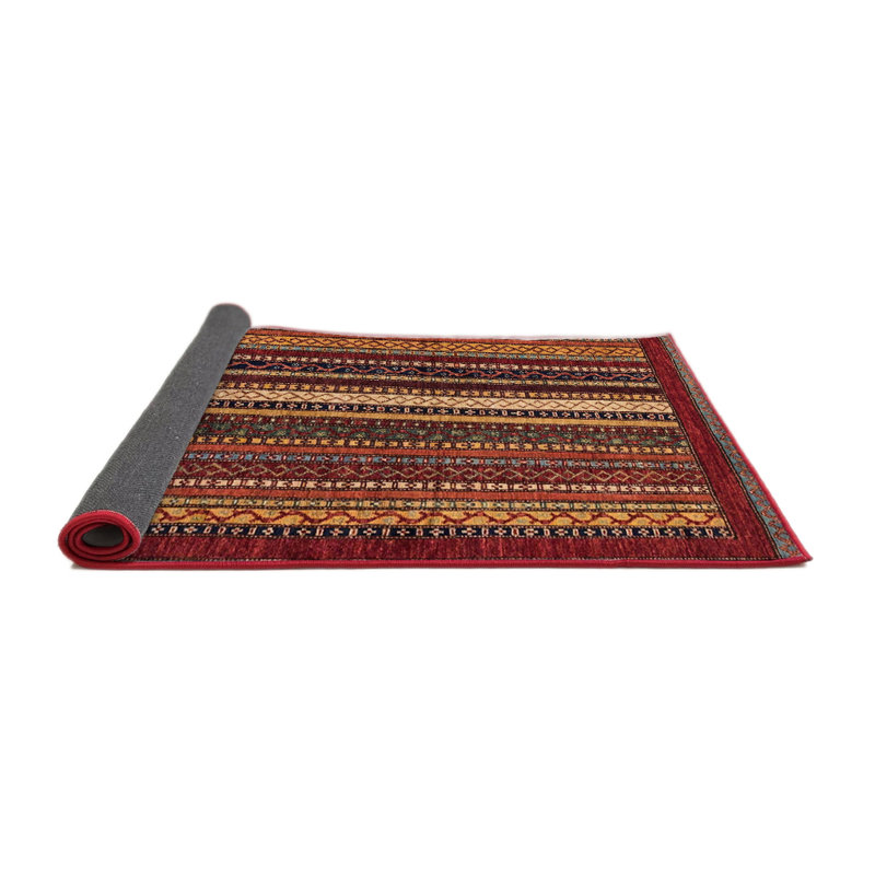 Tapis abstrait moderne 3566, Carré 3 pi