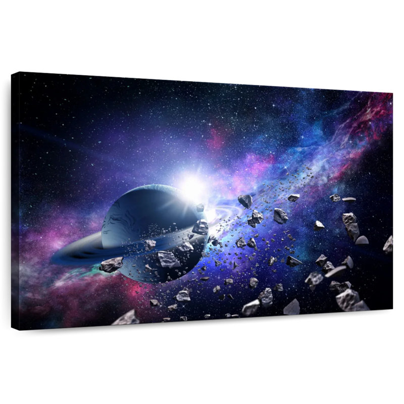 Oberle Asteroids In Space, 8" H x 12" W