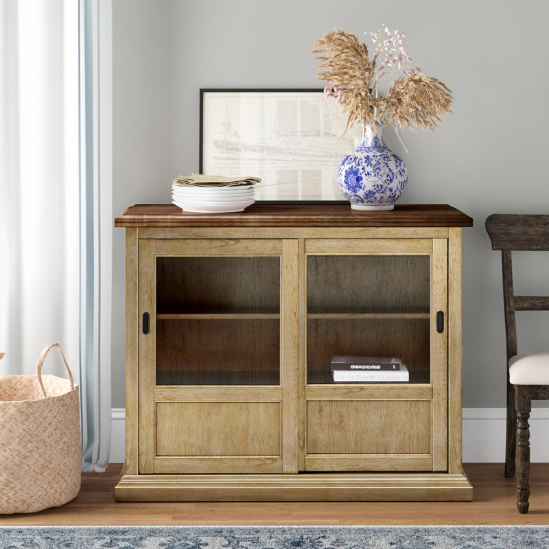 Courtdale 45'' Sideboard, Almond/Wheat