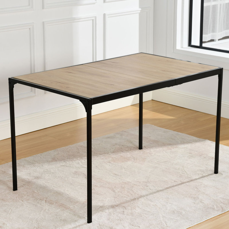 Sumyah 120Cm Rectangle Writing Desk, Beige