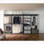 Système de penderie, rangement modulaire en bois Monica | Rustique | Mélamine