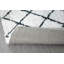 Tapis blanc touffeté géométrique fait main Cquina